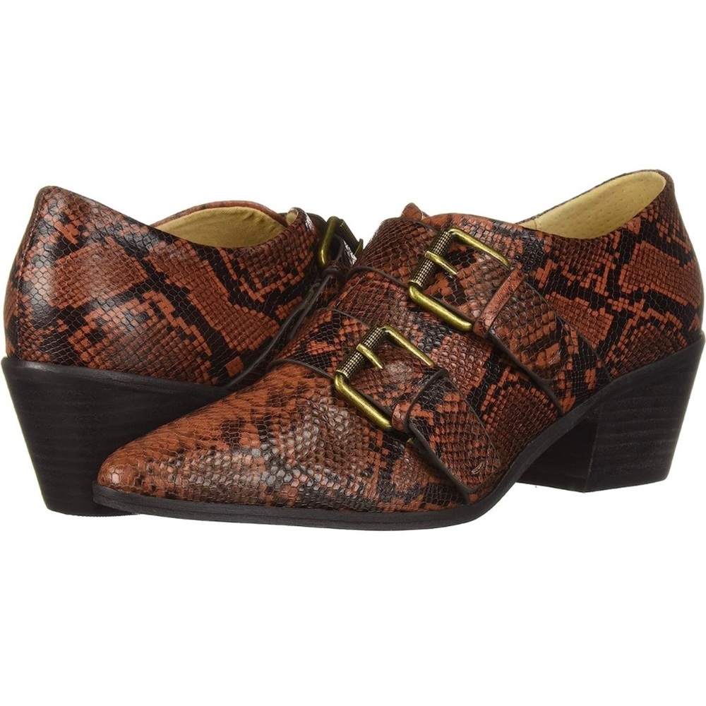 Splendid Carla Snakeprint Ankle Booties